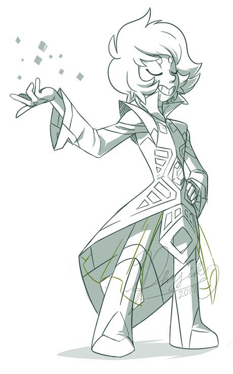 460x737 Just A Bit Cocky - Emerald Sketch