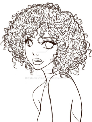 320x427 Wip] Emerald. {Inspired By A Sketch I Drew Yesterday. I Love Curly - Emerald Sketch