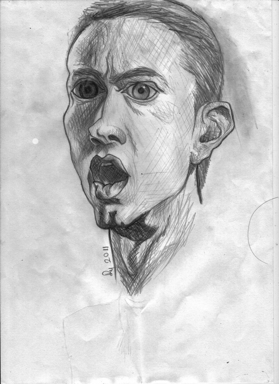 900x1237 Eminem Sketch By Danb13 - Eminem Sketch