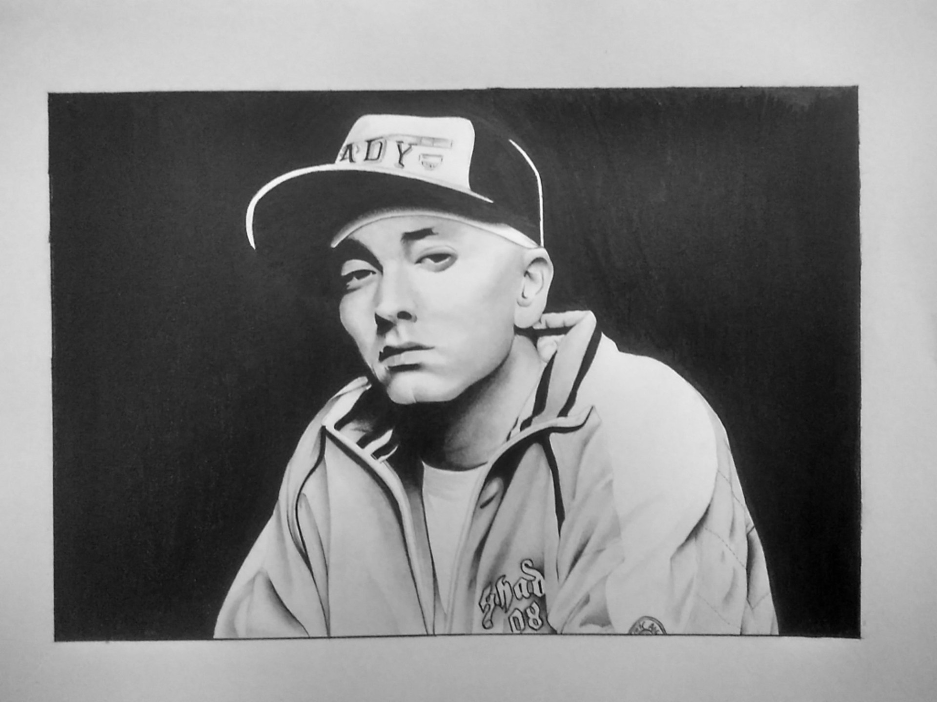 1920x1440 Amit Munda - Eminem Sketch