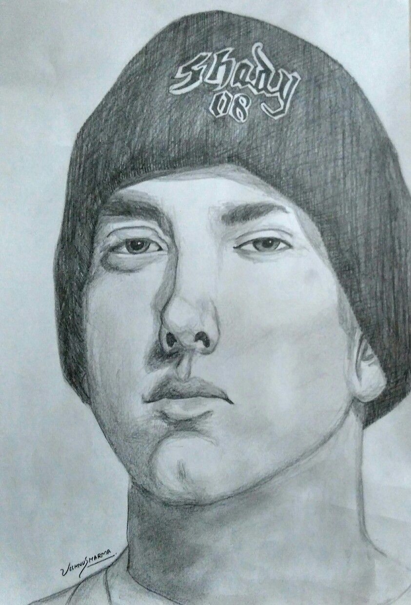 843x1240 Sketch - Eminem Sketch
