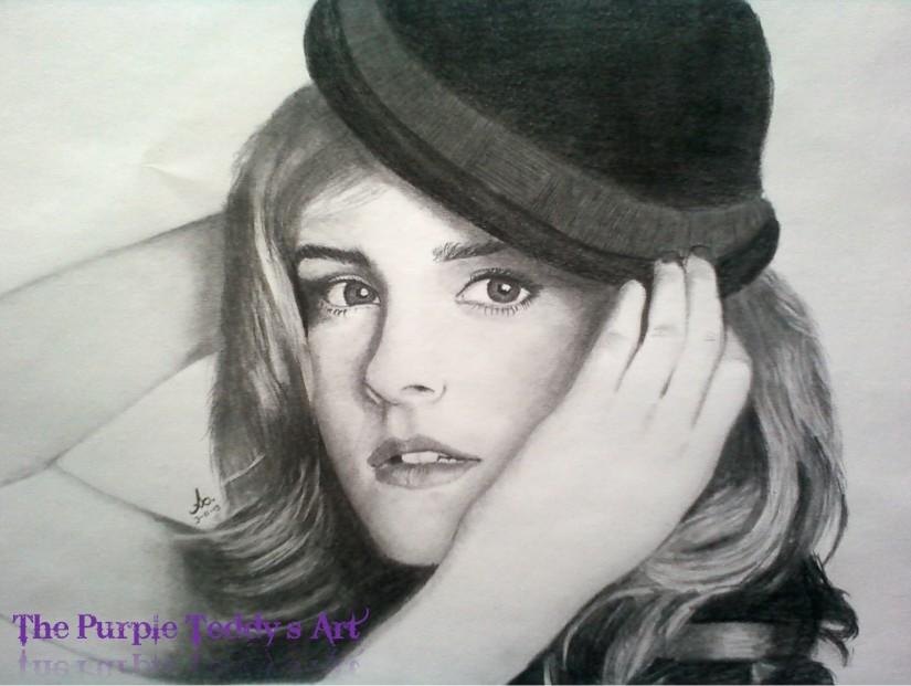 825x621 Emma Watson Sketch By Akshay Pawar Touchtalent - Emma Watson Sketch