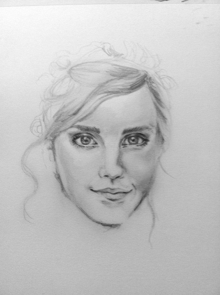 772x1034 Emma Watson Sketch By Zsparky - Emma Watson Sketch