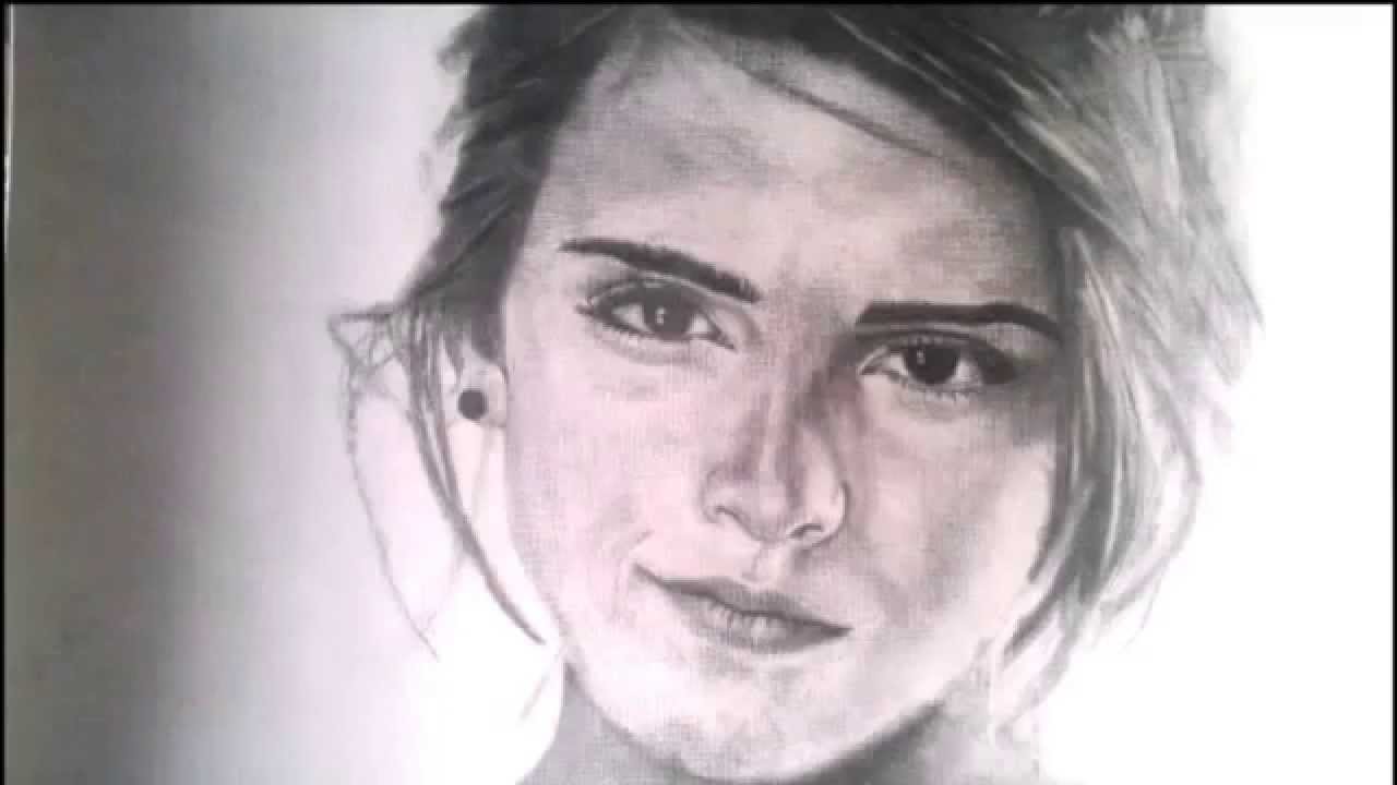 1280x720 How To Draw Emma Watson Sketch In Basic Steps - Emma Watson Sketch