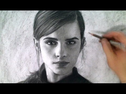 480x360 Drawing Emma Watson Beauty And The Beast Art Drawing Video - Emma Watson Sketch