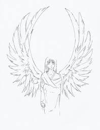 197x256 Sketch Emo Angel Wing Anime - Emo Angel Sketch