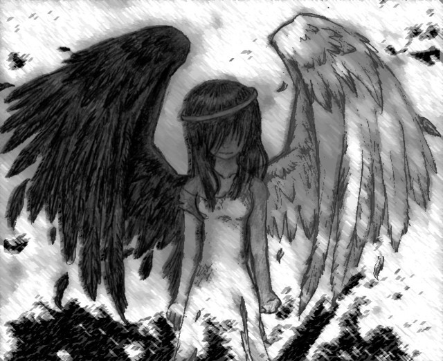 640x522 The Emo Not Emo Fallen Angel Tumblr - Emo Angel Sketch