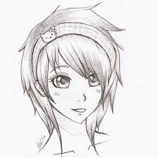 224x224 Pencil Kawaii Drawing Powerful Emo Anime - Emo Anime Sketch