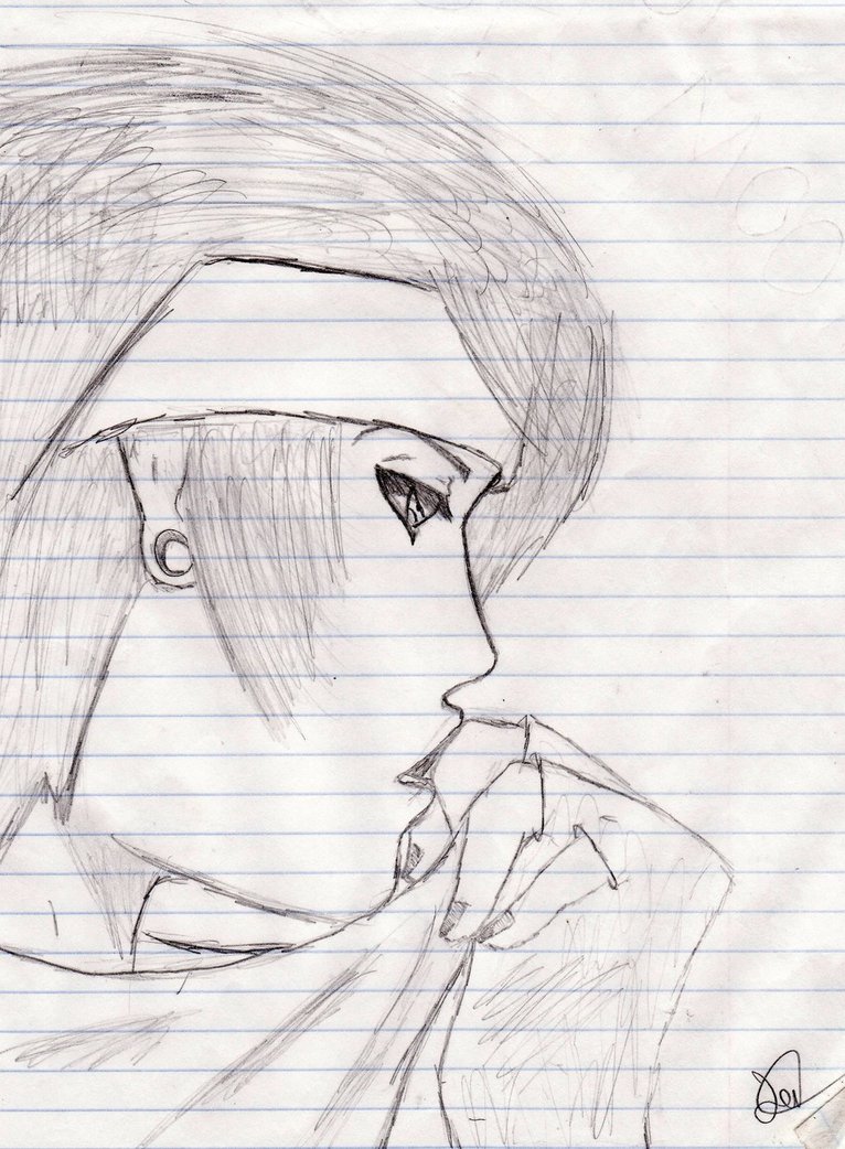 766x1042 Emo Boy Sketch 3 By Redlotus28 - Emo Boy Sketch