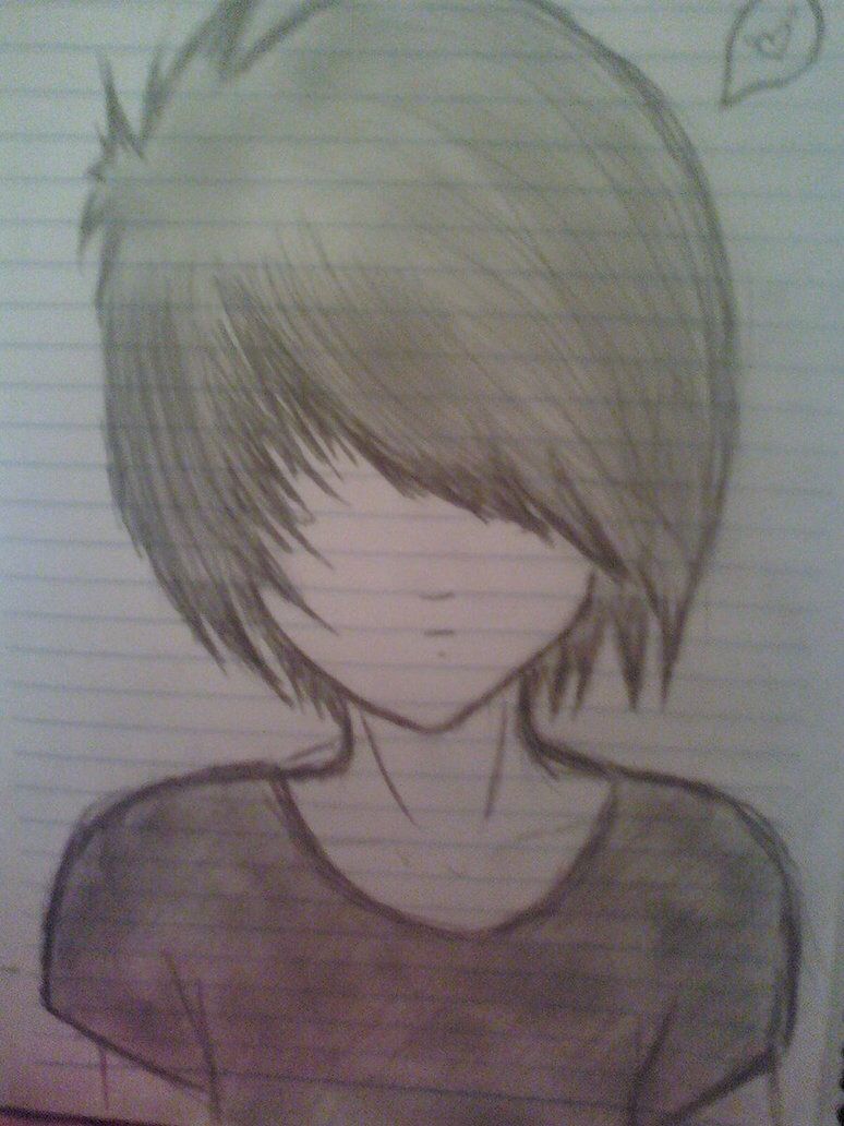 774x1032 Emo Boy Awesome Art Drawings, Emo Art And Sketches - Emo Boy Sketch