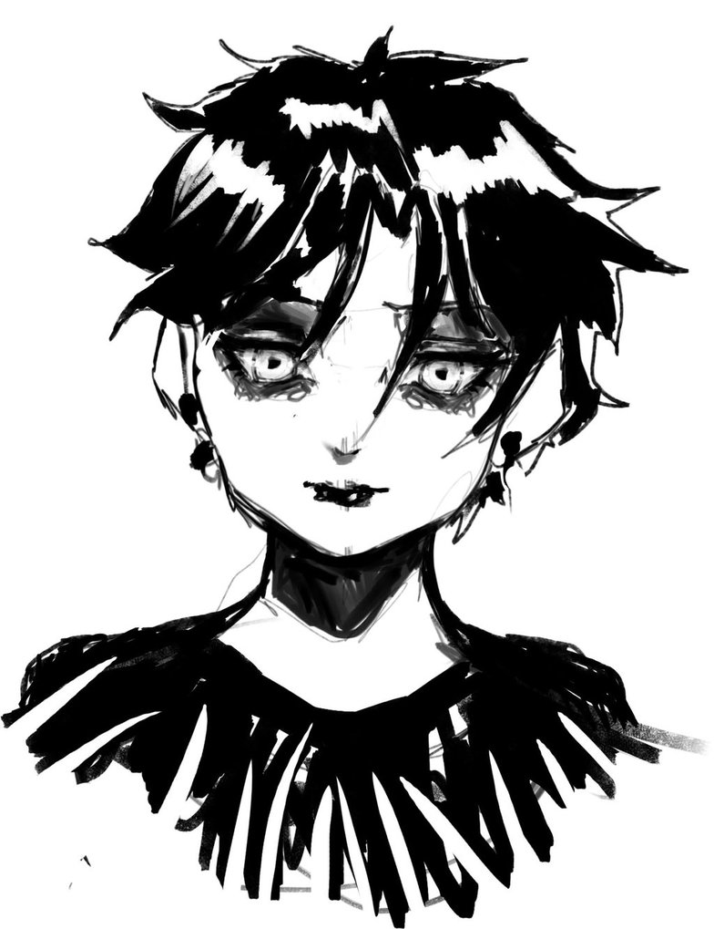 Emo Boy Sketch at PaintingValley.com | Explore collection of Emo Boy Sketch