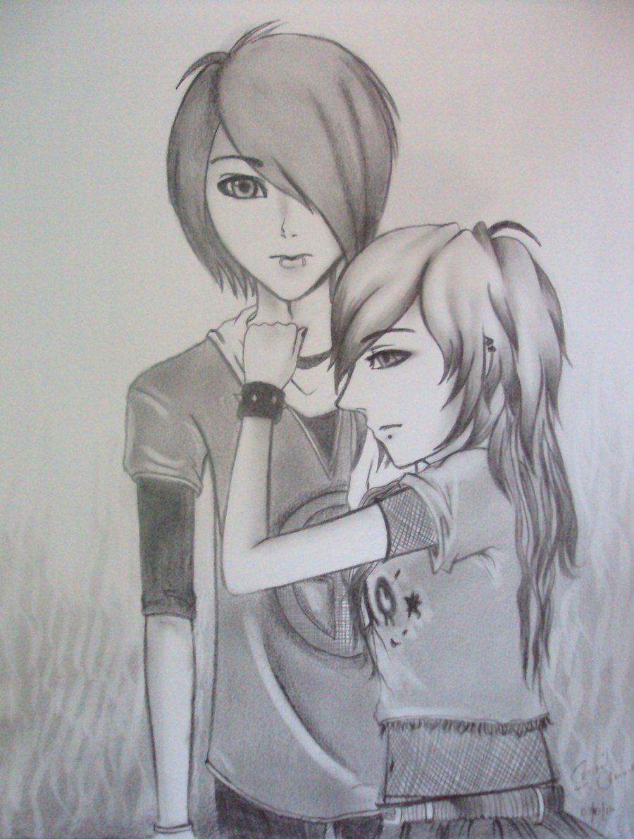 900x1191 Emo Love Sketches Emo Lovesessil13 - Emo Love Sketches