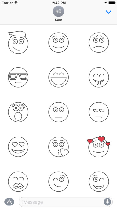 392x696 Urban Sketch Emoji Stickers - Emoji Sketch