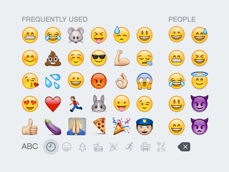 800x600 Ios 8 Emoji Keyboard Sketch Freebie - Emoji Sketch