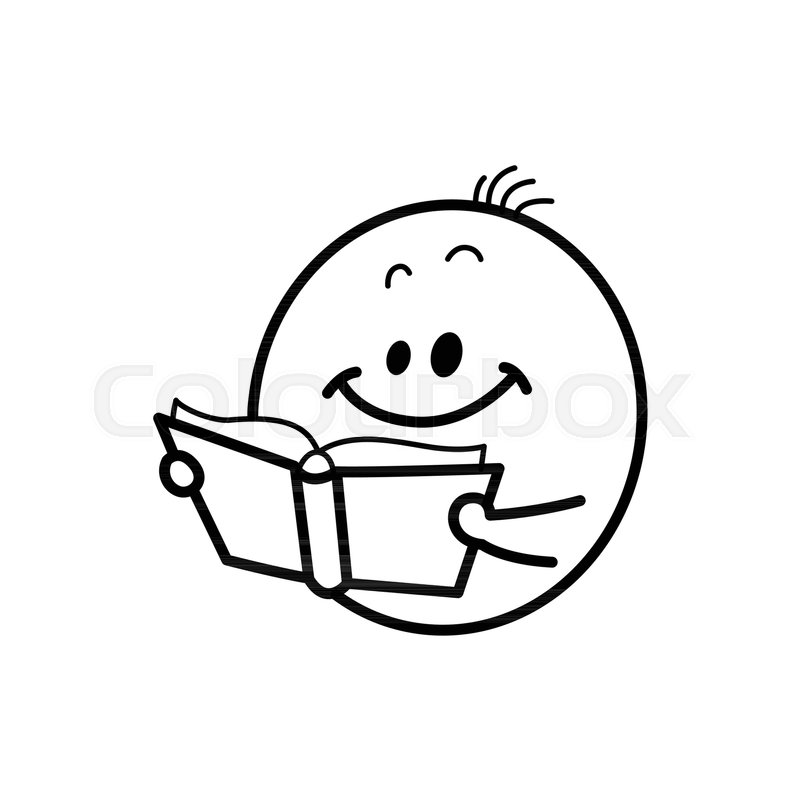 800x800 Cute Male Smiley Face Or Emoticon In Sketch Style Smiling Holding - Emoji Sketch