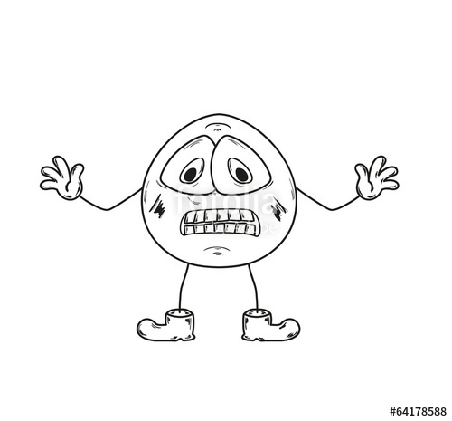 500x465 Despair Emoticon Sketch Stock Image And Royalty Free Vector Files - Emoticon Sketch