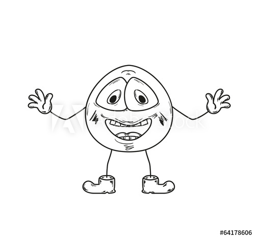 500x465 Laugh Emoticon Sketch - Emoticon Sketch
