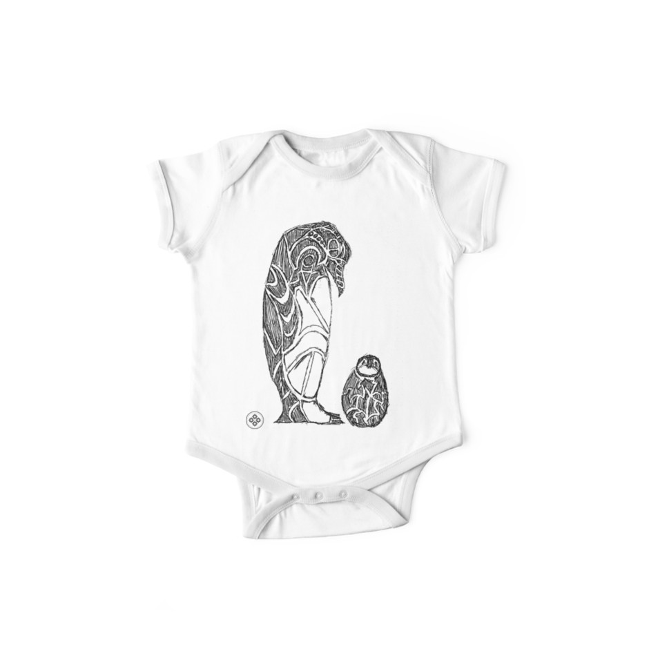 940x940 Emperor Penguin Sketch One Piece - Emperor Penguin Sketch