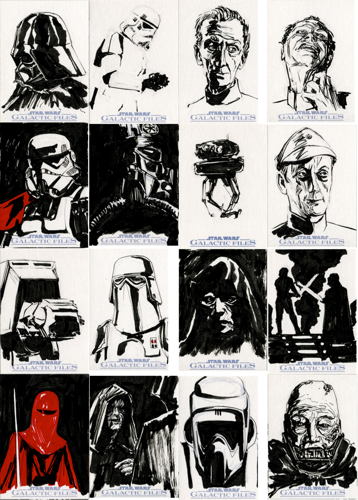 723x1011 Star Wars Sketch Cards - Empire Sketch