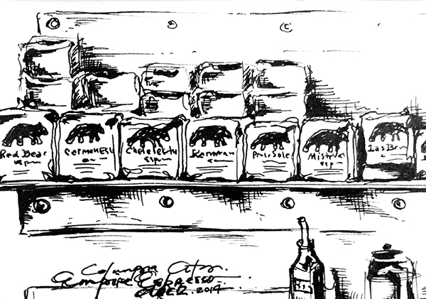 600x421 Tuesday Night Sketching Empire Espresso Spill Studio - Empire Sketch