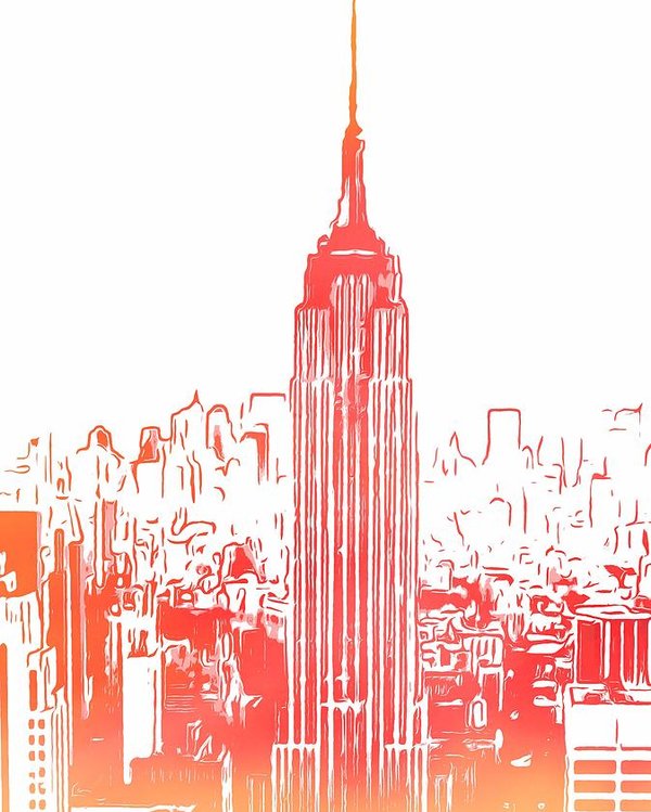 Empire State Sketch at PaintingValley.com | Explore collection of ...