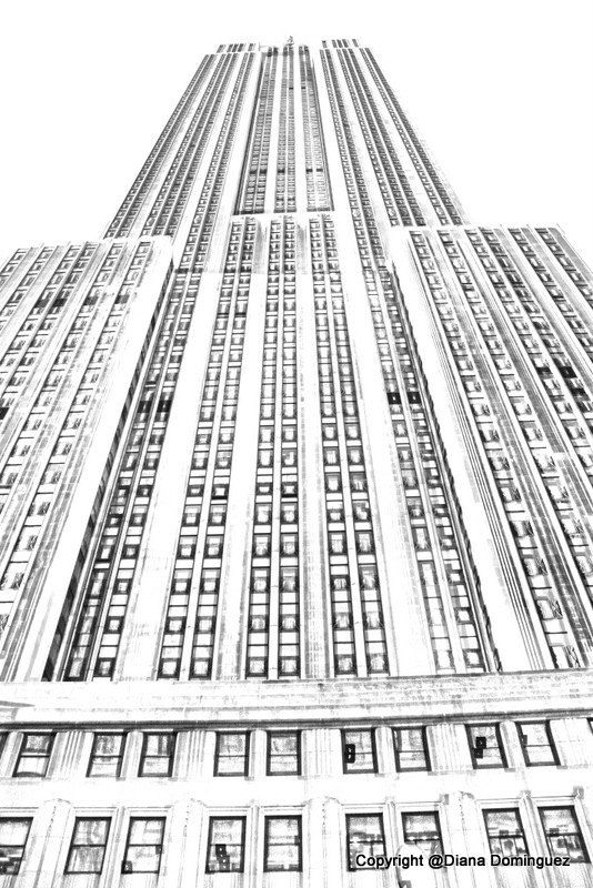534x800 Sketch Nyc The Empire State Building Sketch Ink Sketches For - Empire State Sketch