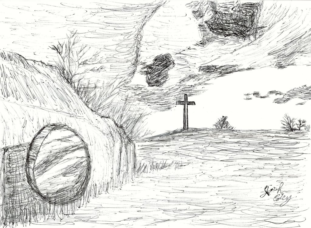 1024x751 Empty Tomb By Joshcoley2000 - Empty Tomb Sketch