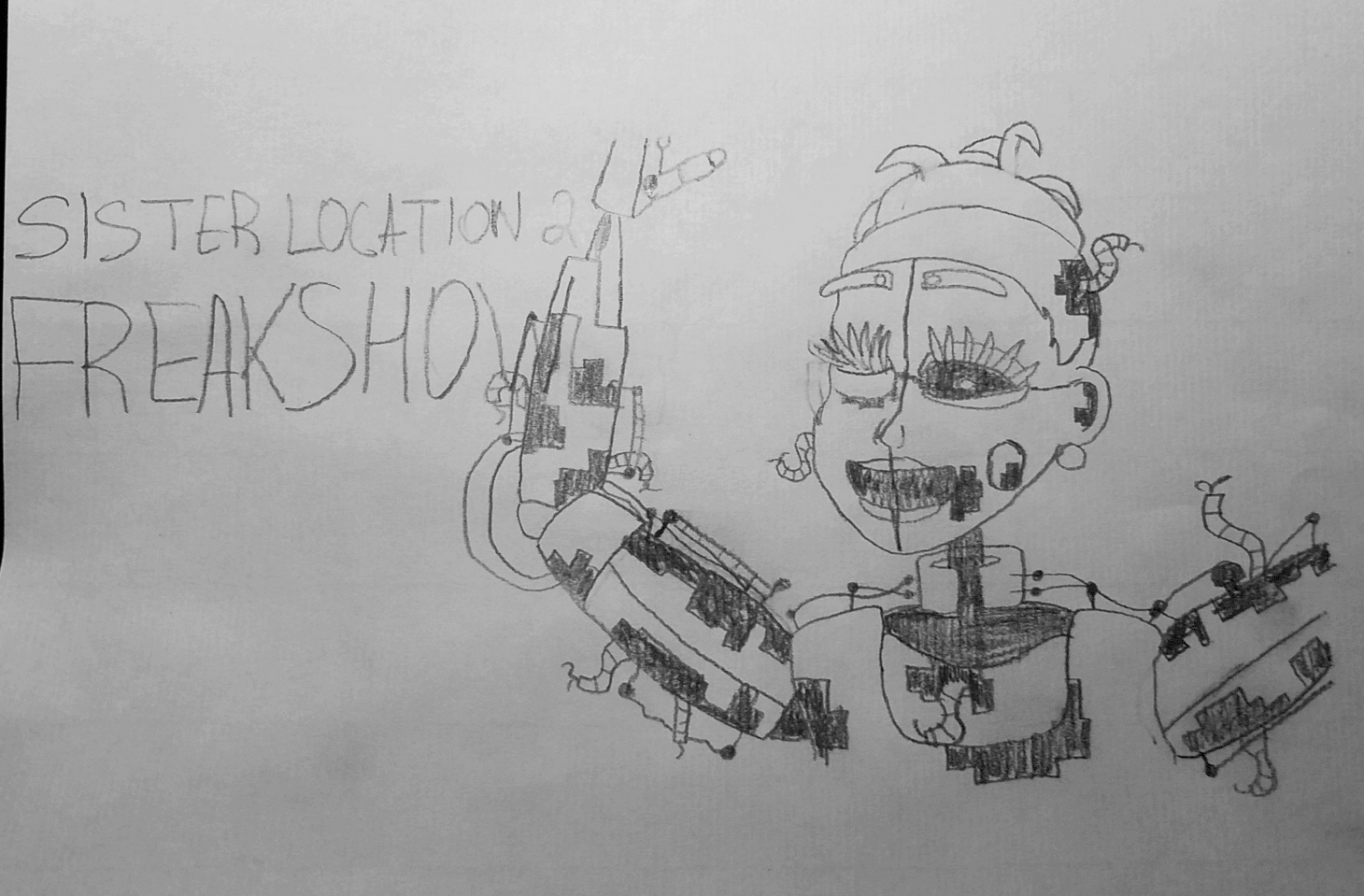 1460x959 No More Joy, An Empty Tomb Freakshow Ballora Fivenightsatfreddys - Empty Tomb Sketch