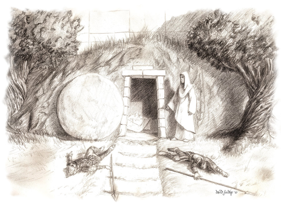 900x656 The Empty Tomb By Ethalenskye - Empty Tomb Sketch