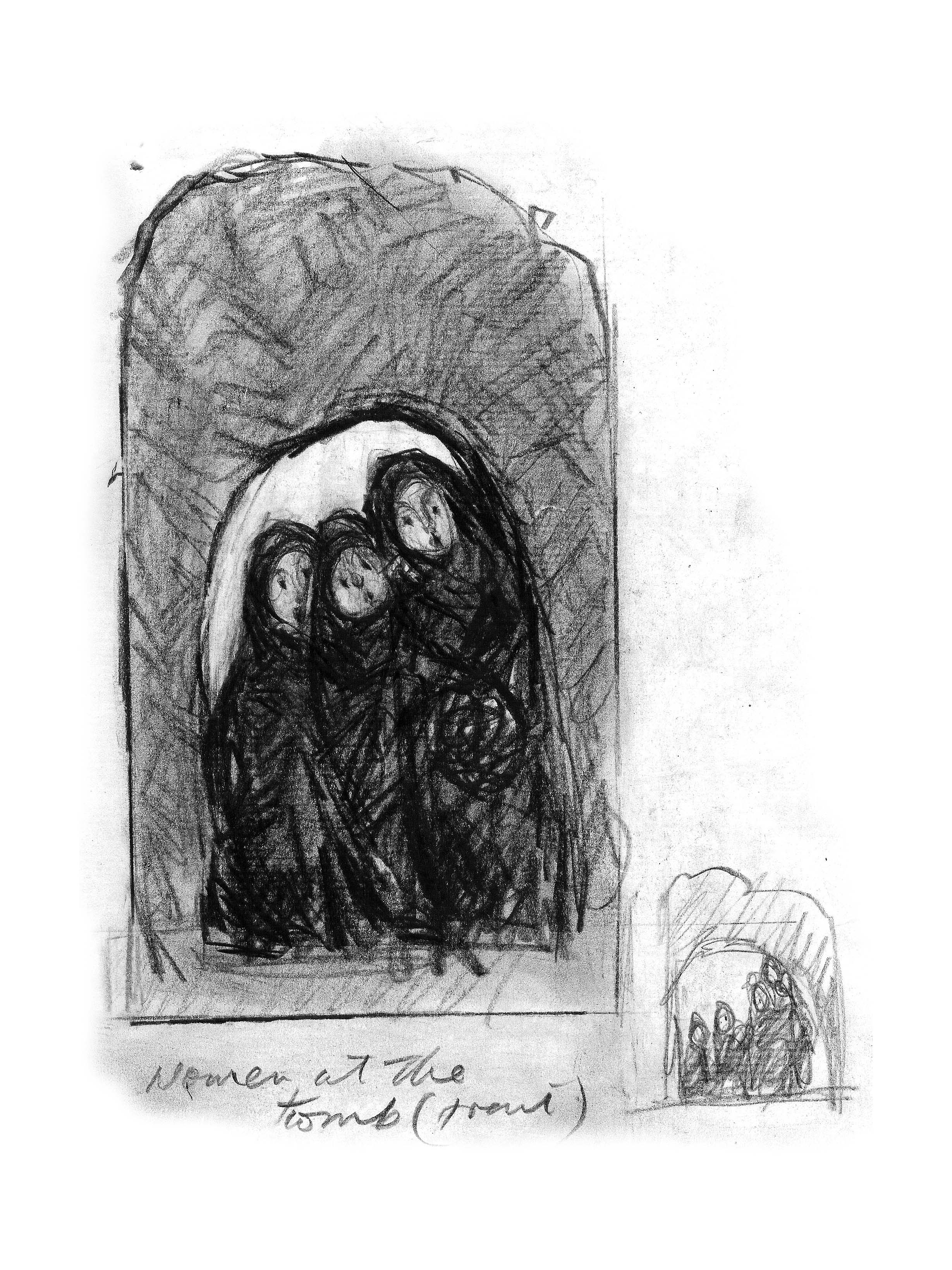 2458x3278 The Empty Tomb - Empty Tomb Sketch