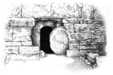 Empty Tomb Sketch at PaintingValley.com | Explore collection of Empty ...