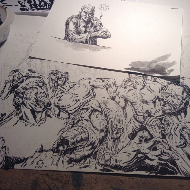 640x640 Work In Progress... The End Of The World Via Mutant Biblical - End Of The World Sketch