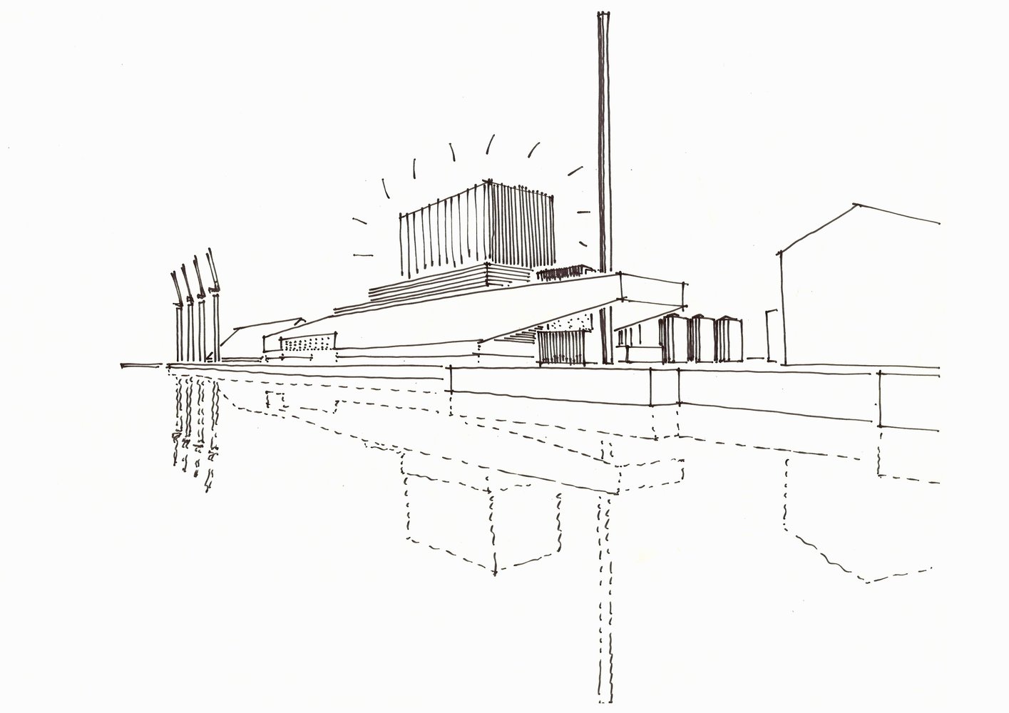1415x1000 Gallery Of Biomass Renewable Energy Plants Gordon Murray - Energy Sketch