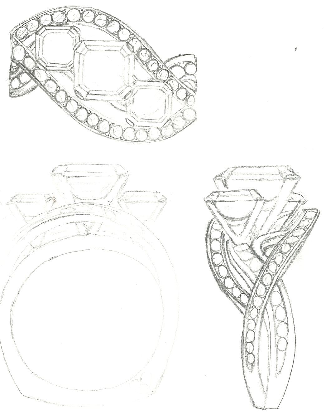 1046x1330 Mark Schneider Design - Engagement Sketch