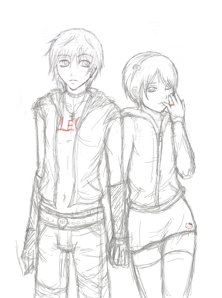 745x1000 Engagement Sketch By Dragonsapphire - Engagement Sketch