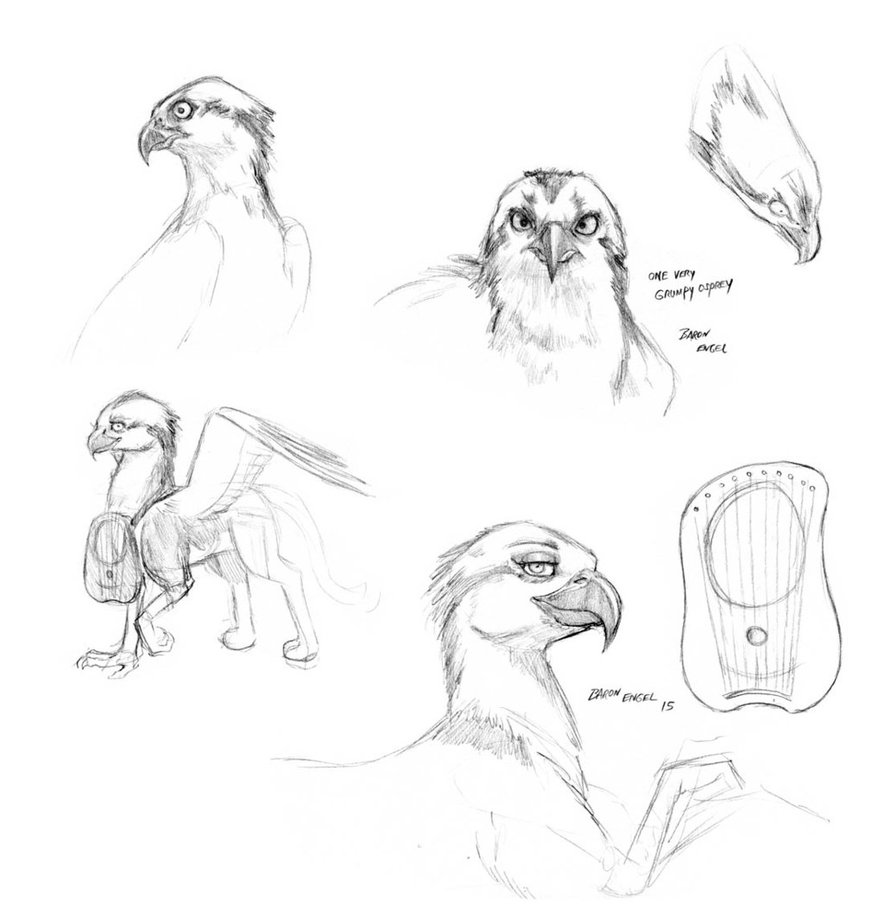 884x904 I Lim Ka Study Sketches. By Baron Engel - Engel Sketch