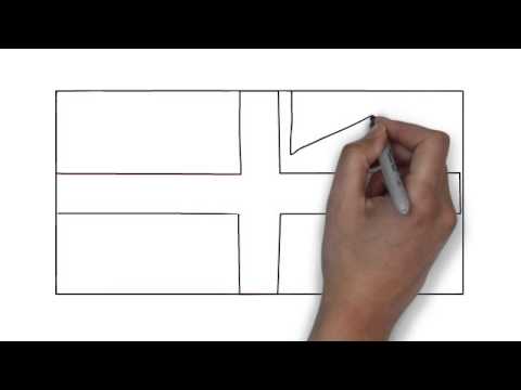 480x360 How To Draw Uk Flag - England Flag Sketch