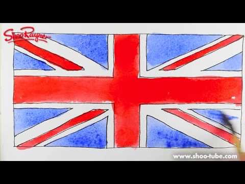 480x360 How To Draw The British Flag - England Flag Sketch