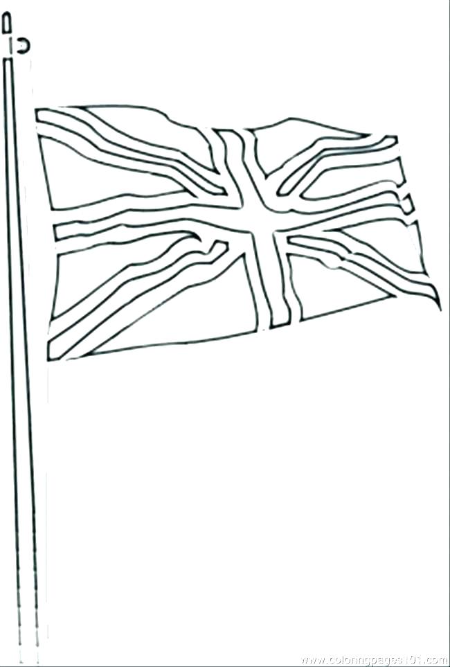 650x963 Flag Of England Coloring - England Flag Sketch