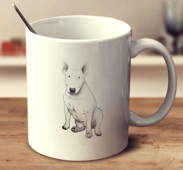 600x556 English Bull Terrier Sketch Mug - English Bull Terrier Sketch