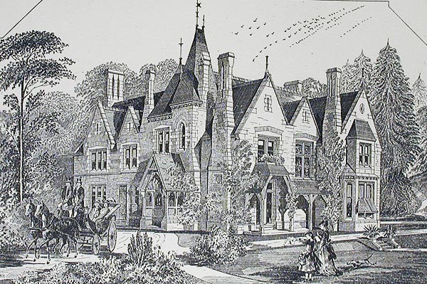 600x399 English Country Houses Sixty One Views And Plans Of Recently - English Sketches