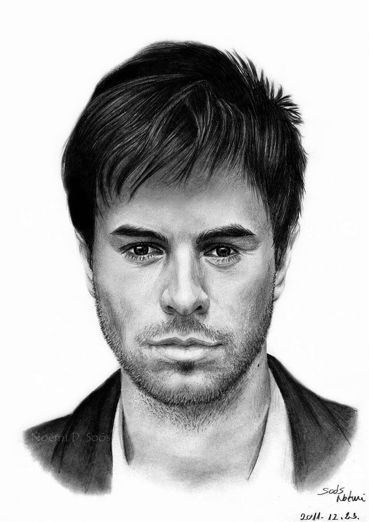 724x1024 Enrique Iglesias By Sosinonoo - Enrique Sketch