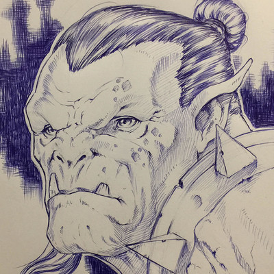 400x400 Artstation - Enrique Sketch