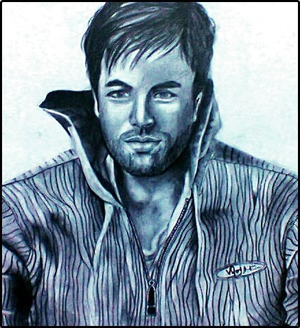 437x478 Talent Flush Artist Mr. Vipin Jhinkwan Title - Enrique Sketch
