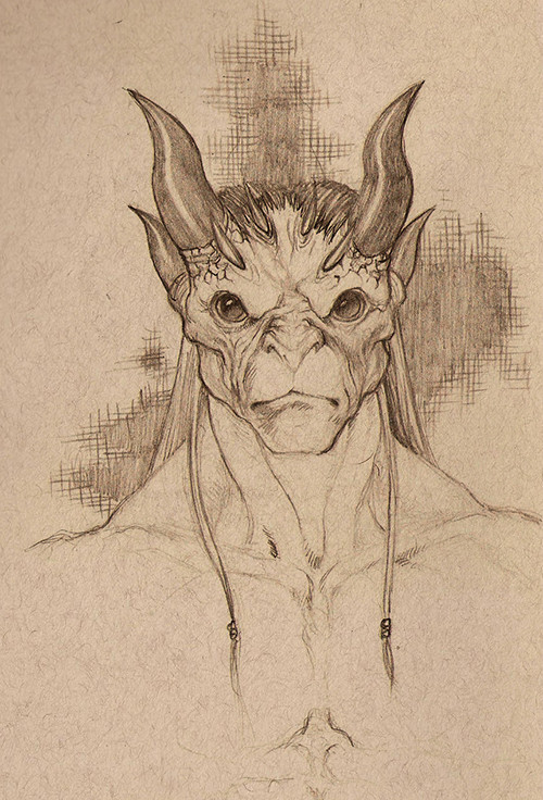 500x736 Enrique Pina - Enrique Sketch