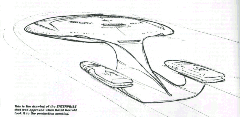 800x392 Fsd Starship Concept Art - Enterprise Sketch