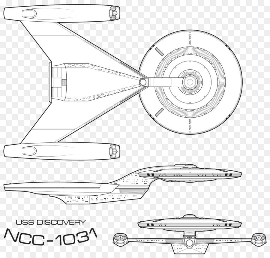 900x860 Uss Discovery Star Trek Starship Enterprise Sketch - Enterprise Sketch