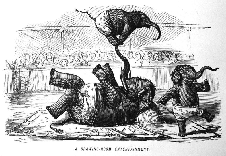 788x546 Sketch From 1853 A Drawing Room Entertainment - Entertainment Sketch