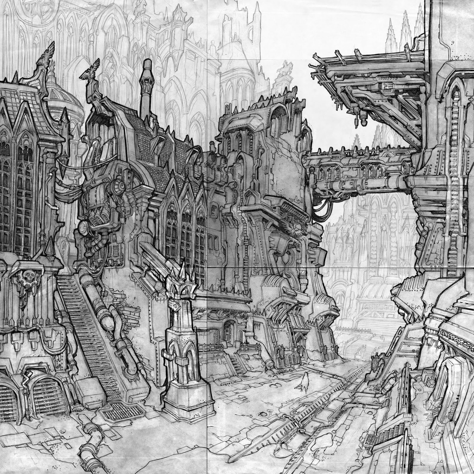 1600x1600 Sketching And Design For Environment - Environment Sketch
