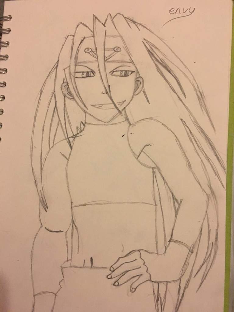 768x1024 Envy Drawing Fullmetal Alchemist Amino - Envy Sketch